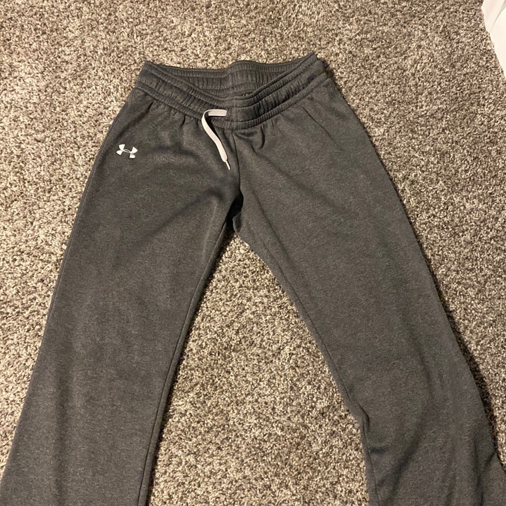 Under Armor womens sweatpants dark gray size small